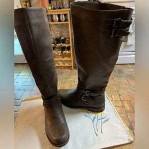 Justfab Hally Riding Boots With Buckle